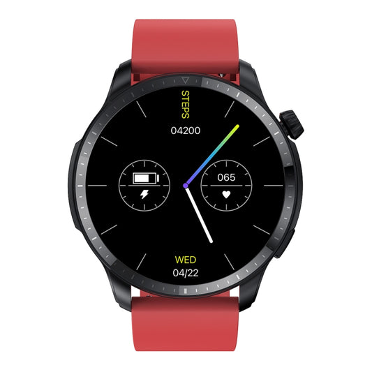 T52 1.39 inch IP67 Waterproof Silicone Band Smart Watch Supports Bluetooth Call / Blood Oxygen / Body Temperature Monitoring(Red) by bashfashion