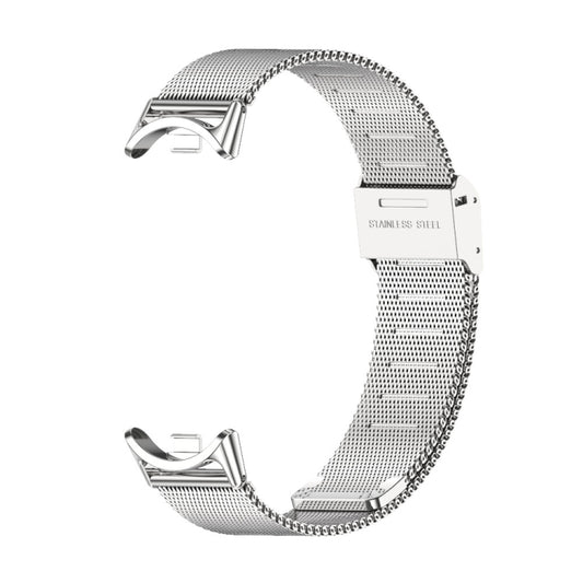 For Xiaomi Smart Band 10 / 9 / 8 Mijobs Milan Buckle Metal Stainless Steel Watch Band(Silver) by MIJOBS