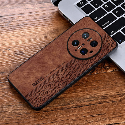 For Huawei Mate 70 Pro / 70 Pro+ AZNS 3D Embossed Skin Feel Phone Case(Brown) by AZNS