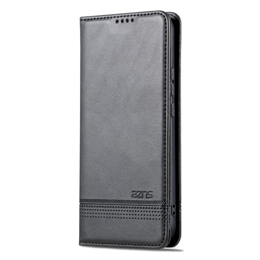 For Huawei Nova 11 Pro AZNS Magnetic Calf Texture Flip Leather Phone Case(Black) by AZNS