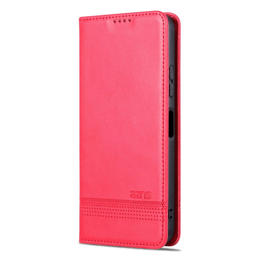 For Huawei Maimang A20 AZNS Magnetic Calf Texture Flip Leather Phone Case(Red) by AZNS