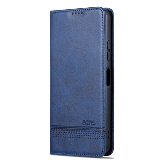 For Huawei Maimang A20 AZNS Magnetic Calf Texture Flip Leather Phone Case(Dark Blue) by AZNS
