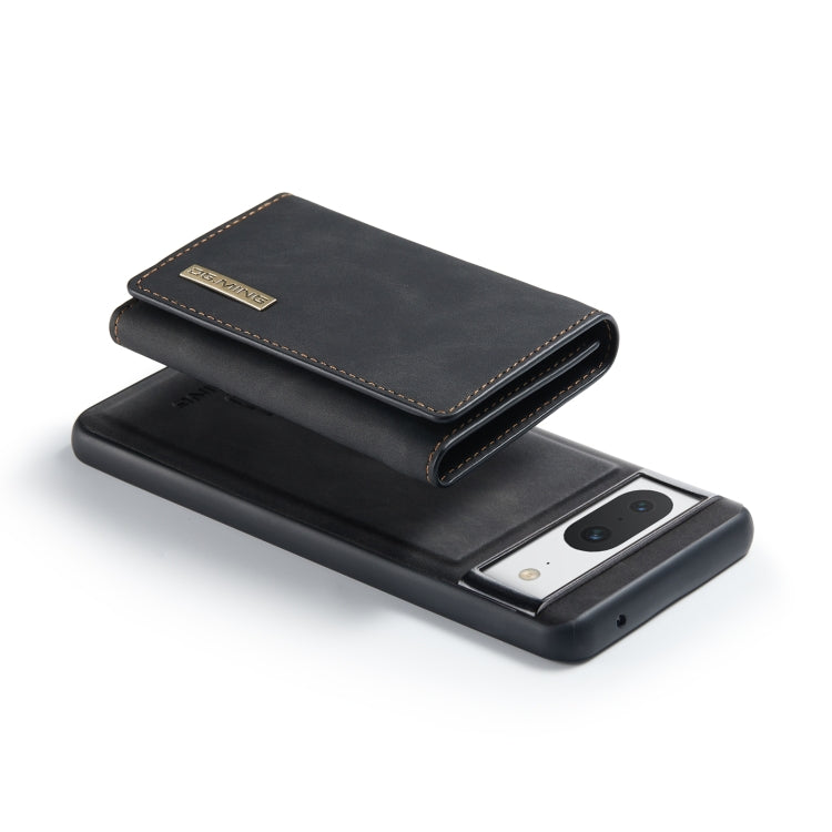 For Google Pixel 8 DG.MING M1 Series 3-Fold Multi Card Wallet + Magnetic Phone Case(Black) by DG.MING