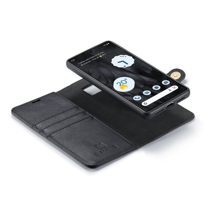 For Google Pixel 8 Pro DG.MING Crazy Horse Texture Detachable Magnetic Leather Phone Case(Black) by DG.MING