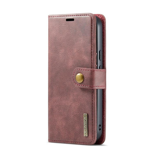 For Google Pixel 9a DG.MING Crazy Horse Texture Detachable Magnetic Leather Phone Case(Red) by DG.MING