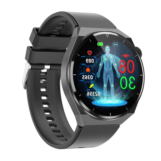 TK20 1.39 inch Silicone Band Smart Watch Supports ECG / Remote Families Care / Body Temperature Monitoring(Black) by bashfashion