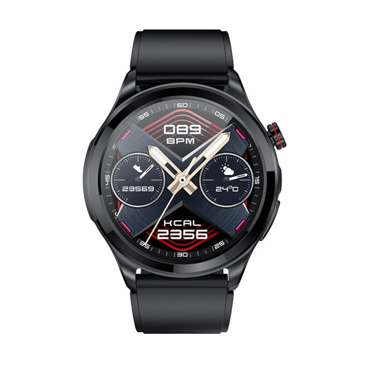 TK22 1.39 inch IP67 Waterproof Silicone Band Smart Watch Supports ECG / Non-invasive Blood Sugar(Black) by bashfashion