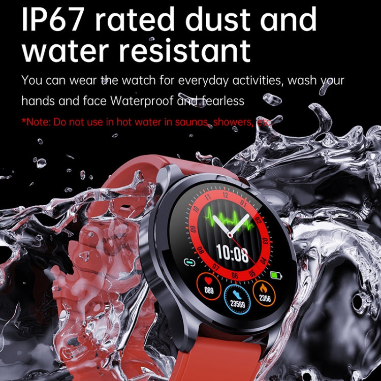 TK22 1.39 inch IP67 Waterproof Silicone Band Smart Watch Supports ECG / Non-invasive Blood Sugar(Blue) by bashfashion