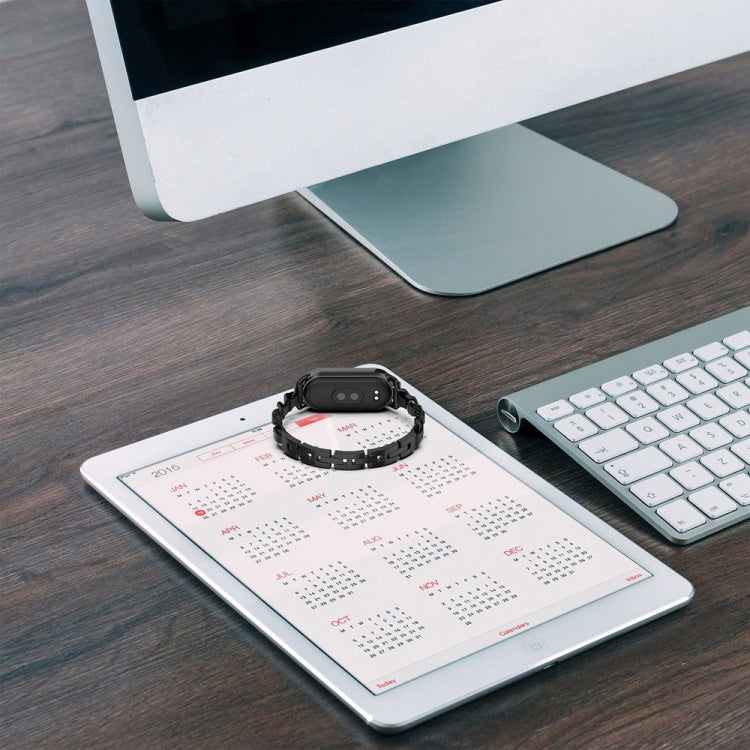 For Xiaomi Mi Band 8 Bracelet Replacement Watch Band(Black) by bashfashion