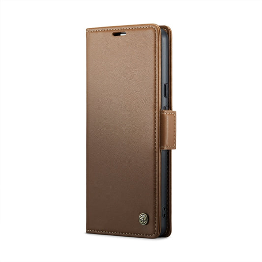 For Google Pixel 10 Pro XL / 9 Pro XL CaseMe 023 Butterfly Buckle Litchi Texture RFID Anti-theft Leather Phone Case(Brown) by CaseMe