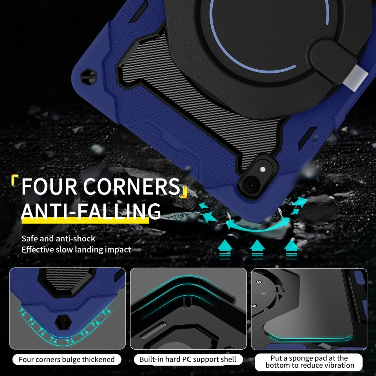 For Huawei MatePad 11 2023 Armor Contrast Color Silicone + PC Tablet Case(Navy Blue) by bashfashion