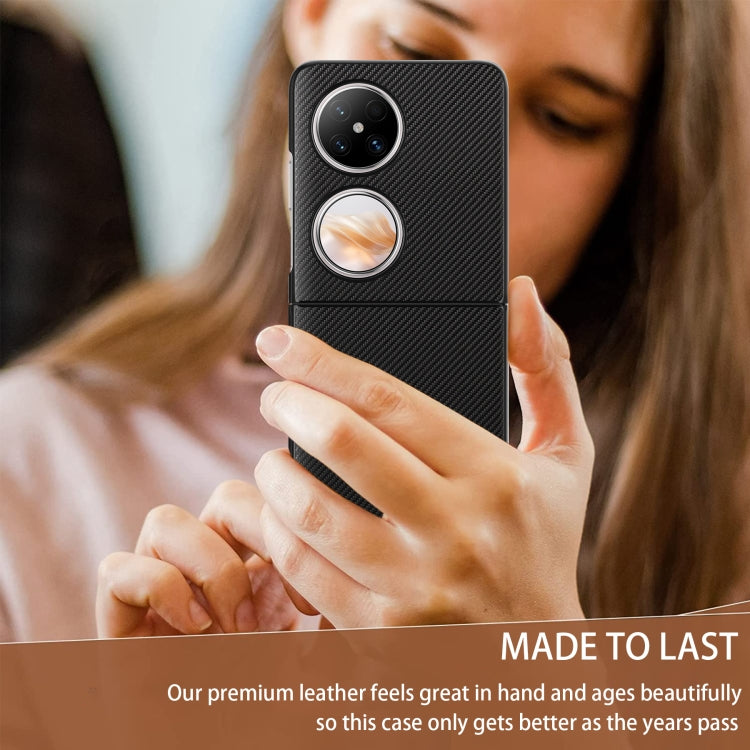 For Huawei Pocket 2 ViLi TC Series Kevlar Carbon Fiber Texture Phone Case(Black) by ViLi