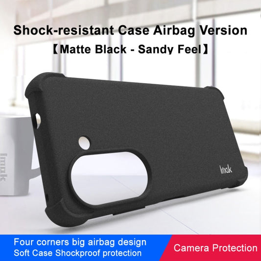 For Asus Zenfone 10 5G imak Shockproof Airbag TPU Phone Case(Matte Black) by imak