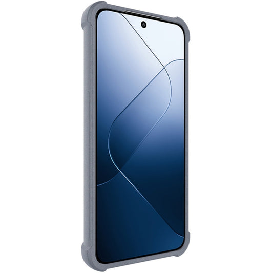 For Xiaomi 14 5G imak Shockproof Airbag TPU Phone Case(Matte Grey) by imak