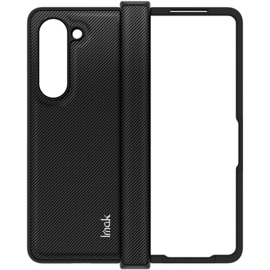 For Samsung Galaxy Z Fold5 imak Ruiyi Series Carbon Fiber PU + PC Phone Case by imak