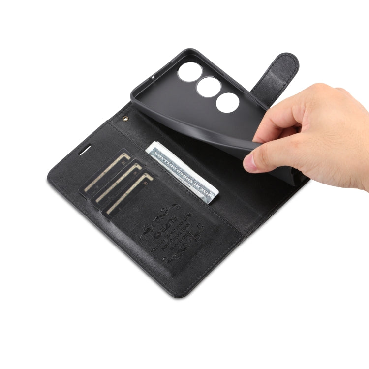 For Honor Play 40 AZNS Sheepskin Texture Flip Leather Phone Case(Black) by AZNS