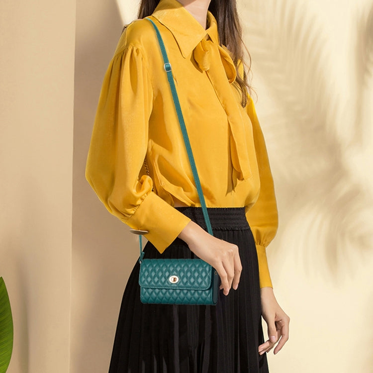 Crossbody PU Horizontal BFB02 Shoulder Bag(Green) by bashfashion