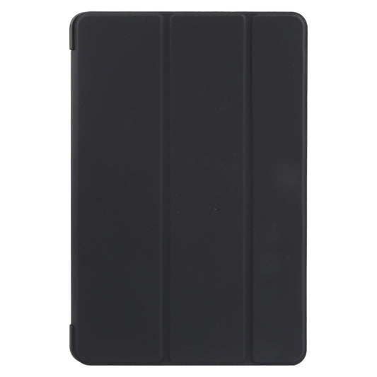 For Huawei MatePad 11 2023 GEBEI 3-folding Holder Shockproof Flip Leather Tablet Case(Black) by GEBEI