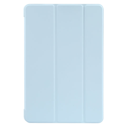 For Huawei MatePad 11 2023 GEBEI 3-folding Holder Shockproof Flip Leather Tablet Case(Sky Blue) by GEBEI