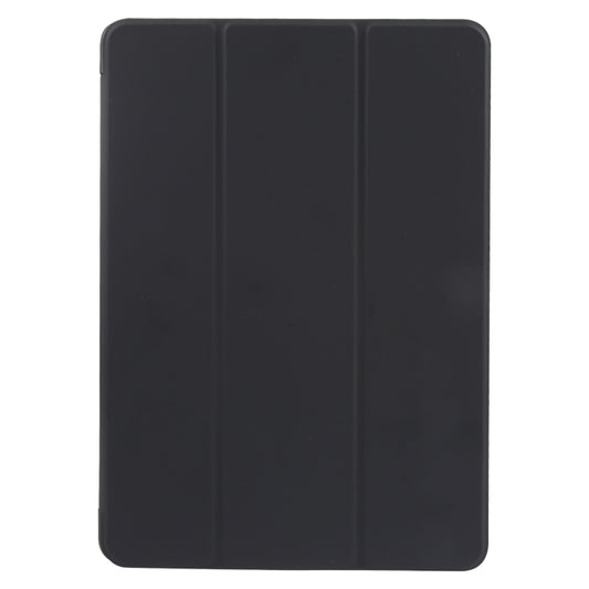 For Huawei MatePad SE 11 GEBEI 3-folding Holder Shockproof Flip Leather Tablet Case(Black) by GEBEI