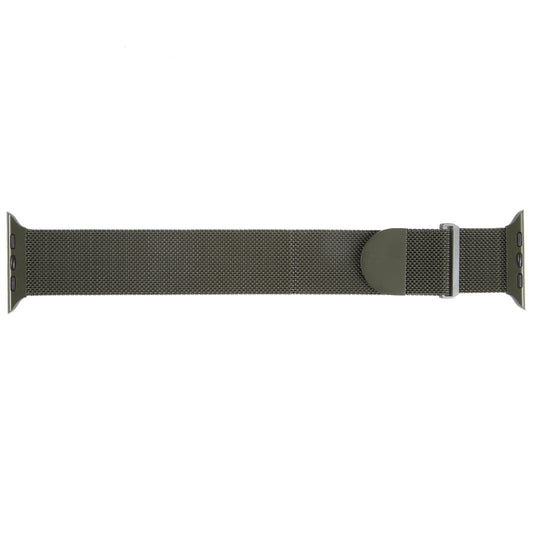 For Apple Watch Ultra 2 49mm Milanese Metal Magnetic Watch Band(Army Green) by bashfashion