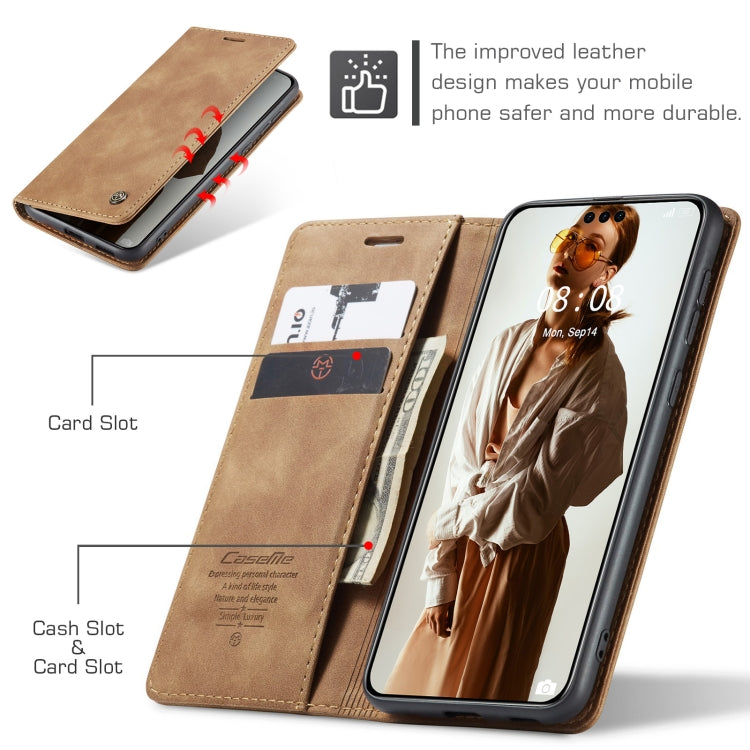 For Huawei Mate 60 Pro / 60 Pro+ CaseMe 013 Multifunctional Horizontal Flip Leather Phone Case(Brown) by CaseMe