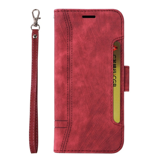 For iPhone 16 Plus BETOPNICE Dual-side Buckle Leather Phone Case(Red) by BETOPNICE