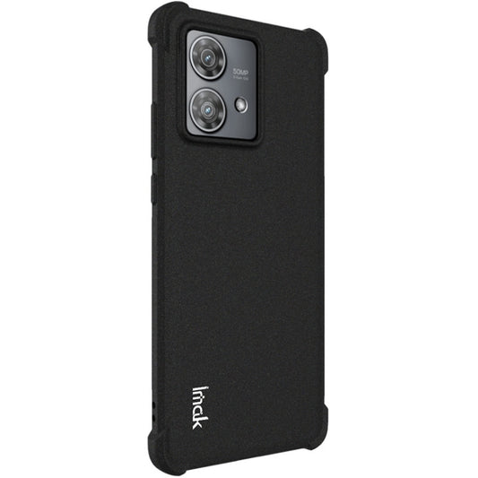 For Motorola Edge 40 Neo imak Shockproof Airbag TPU Phone Case(Matte Black) by imak