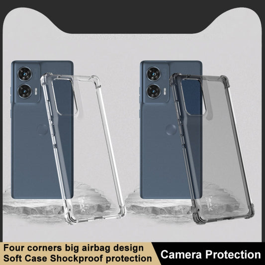 For Motorola Edge 50 Fusion 5G imak Shockproof Airbag TPU Phone Case(Transparent) by imak