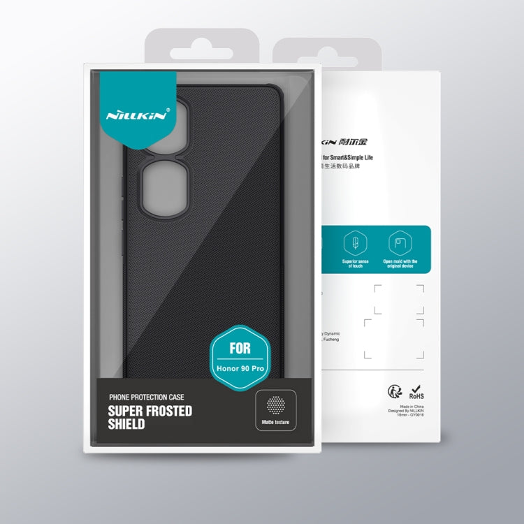 For Honor 90 Pro NILLKIN Frosted Shield Pro PC + TPU Phone Case(Green) by NILLKIN