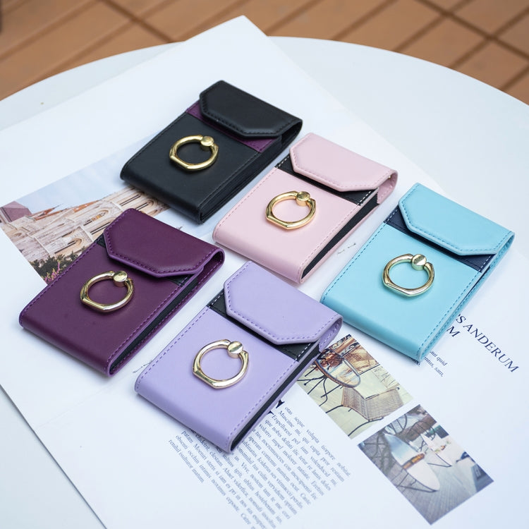 BFK04 Organ Card Bag Mobile Phone Back Sticker(Dark Purple) by bashfashion