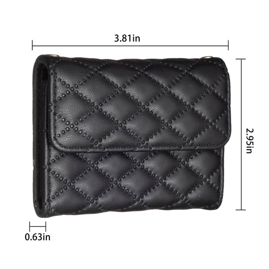 BFK10 Horizontal Card Bag Mobile Phone Back Sticker(Black) by bashfashion