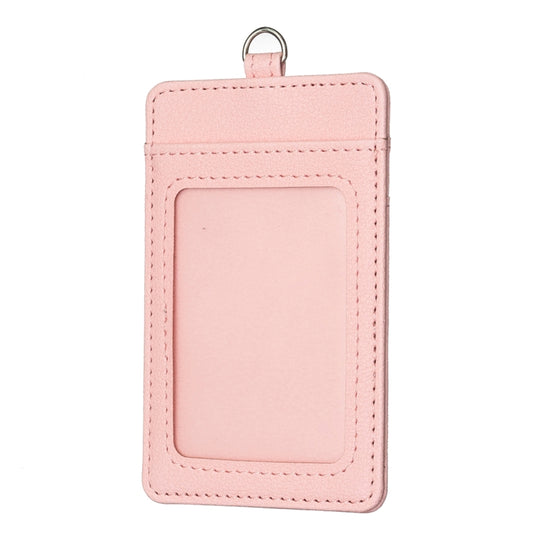 BFK15 Vertical ID Card Bag with Lanyard(Pink) by bashfashion