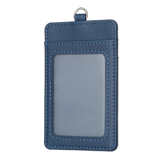 BFK15 Vertical ID Card Bag with Lanyard(Blue) by bashfashion