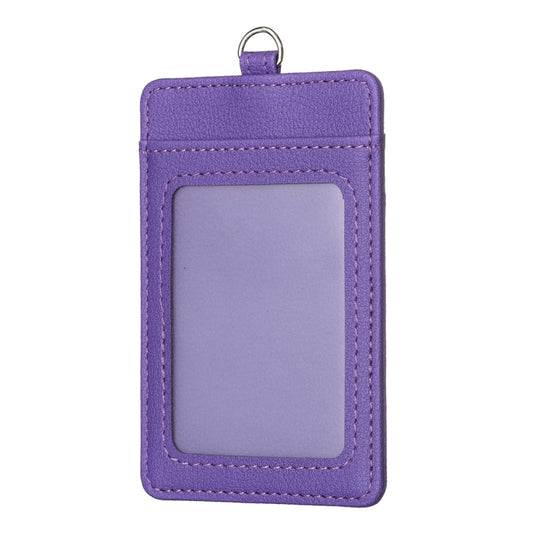 BFK15 Vertical ID Card Bag with Lanyard(Purple) by bashfashion
