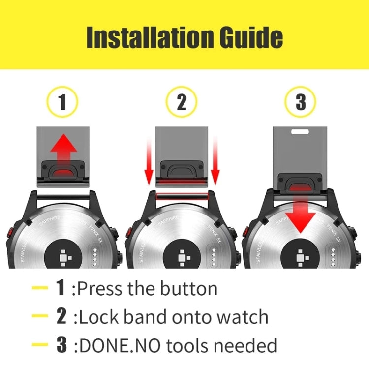 For Garmin Instinct 2X Solar Sports Two-Color Silicone Watch Band(White+Dark Blue) by bashfashion