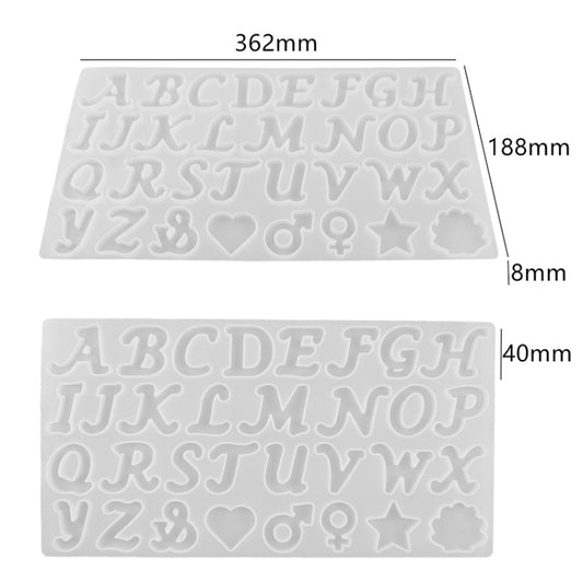 DIY Crystal Resin Epoxy Keychain Silicone Mirror Mold by bashfashion