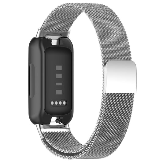 For Fitbit Inspire 3 Milanese Metal Watch Band(Silver) by bashfashion
