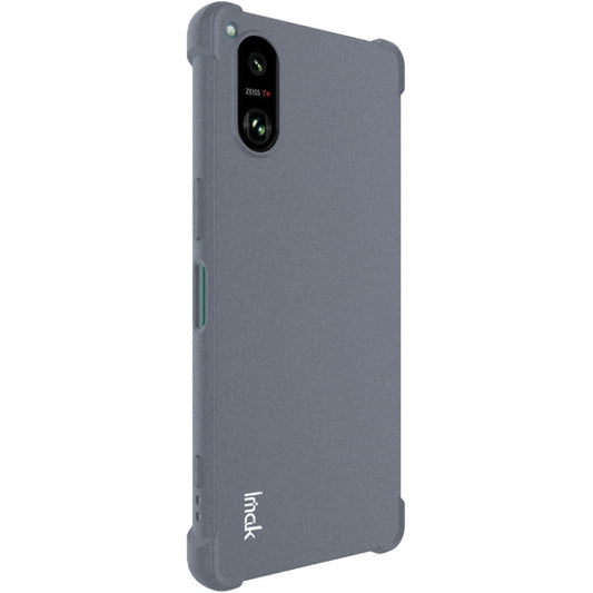 For Sony Xperia 5 V imak Shockproof Airbag TPU Phone Case(Matte Grey) by imak