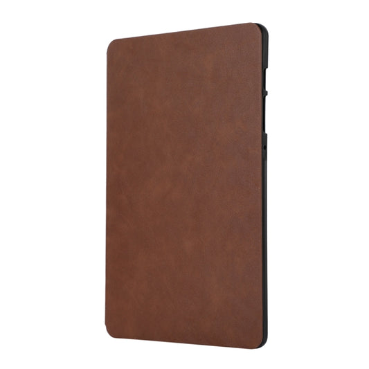 For Samsung Galaxy Tab S6 Lite P610 TPU Flip Tablet Protective Leather Case(Brown) by bashfashion