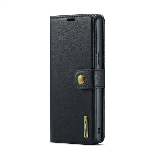 For Sony Xperia 10 VI DG.MING Crazy Horse Texture Detachable Magnetic Leather Phone Case(Black) by DG.MING
