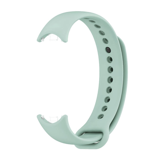 For Xiaomi Smart Band 10 / 9 / 8 Mijobs Solid Color Silicone Watch Band(Aqua) by bashfashion