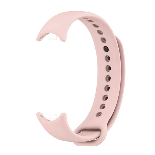 For Xiaomi Smart Band 10 / 9 / 8 Mijobs Solid Color Silicone Watch Band(Pink) by bashfashion