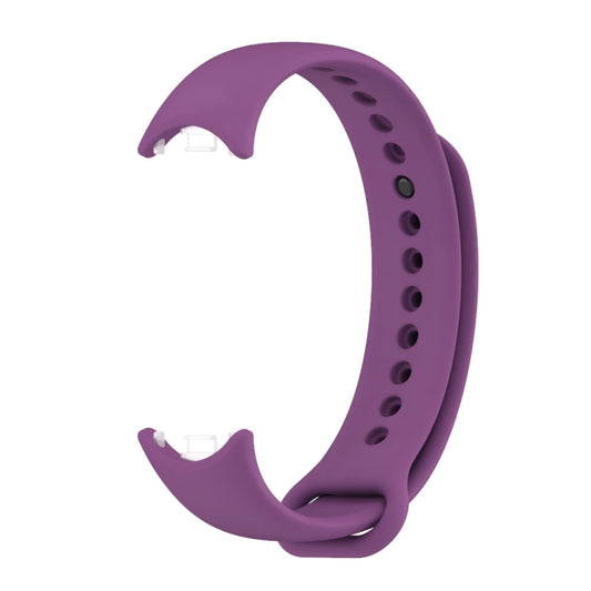 For Xiaomi Smart Band 10 / 9 / 8 Mijobs Solid Color Silicone Watch Band(Purple) by bashfashion