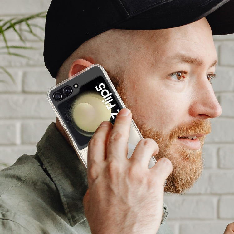 For Samsung Galaxy Z Flip5 MagSafe Transparent Acrylic Phone Case by bashfashion