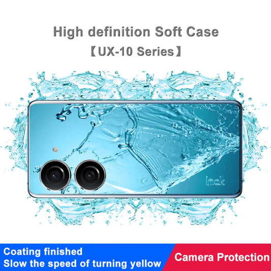 For Asus Zenfone 10 5G imak UX-10 Series Transparent Shockproof TPU Phone Case(Transparent) by imak