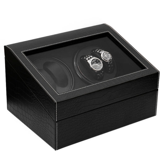 Mechanical Automatic Watch Box Electric Motor Watch Shaker, US Plug by bashfashion