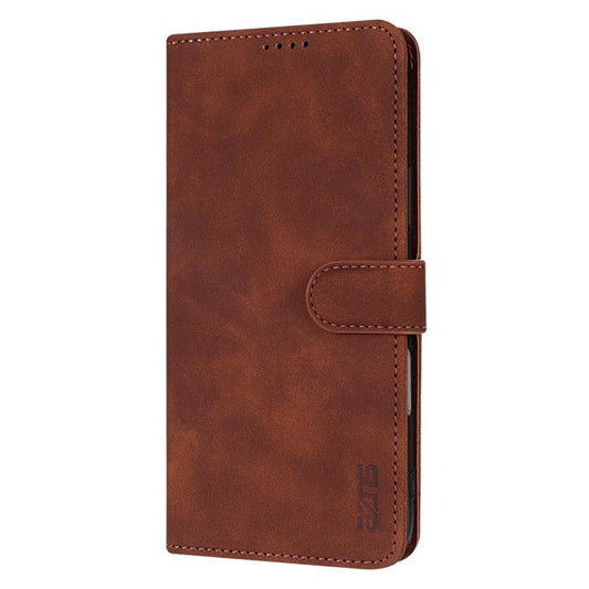 For iPhone 17 AZNS Skin Feel Calf Texture Flip Leather Phone Case(Brown) by AZNS