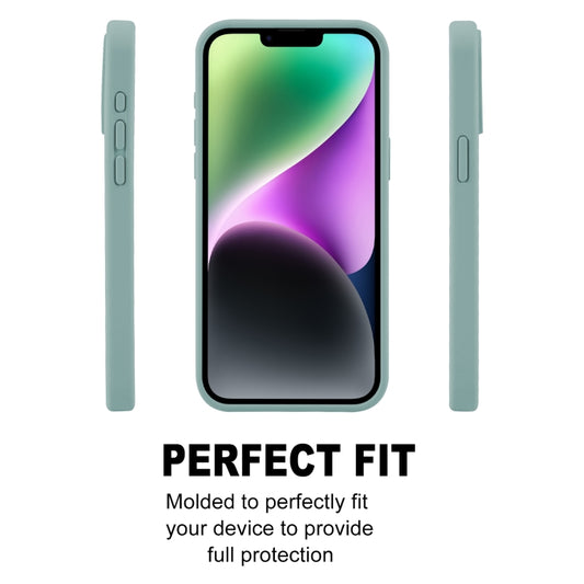 For iPhone 15 GOOSPERY SILICONE Silky Soft TPU Phone Case(Light Green) by GOOSPERY