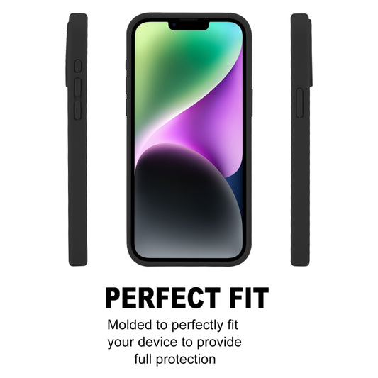For iPhone 15 GOOSPERY SILICONE Silky Soft TPU Phone Case(Black) by GOOSPERY